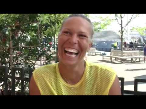 Lucie Hradecká po vítězství v 1. kole kvalifikace US Open