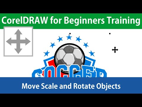 CorelDRAW for Beginners Moving Scaling and Rotating Objects Tutorial
