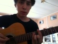 X-kid. Green day guitar lesson. 