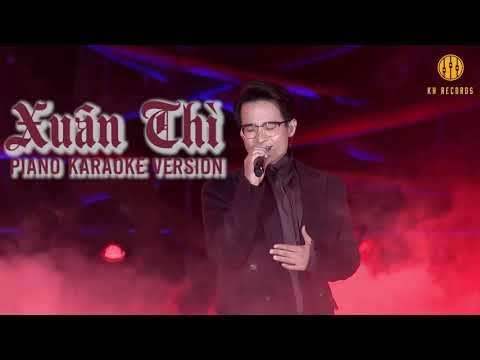 [Karaoke] Xuân Thì | Hà Anh Tuấn | Piano Version