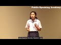 19th Place Winner, 2017 National Public Speaking Competition, Jacinda Tsen, River Valley High School