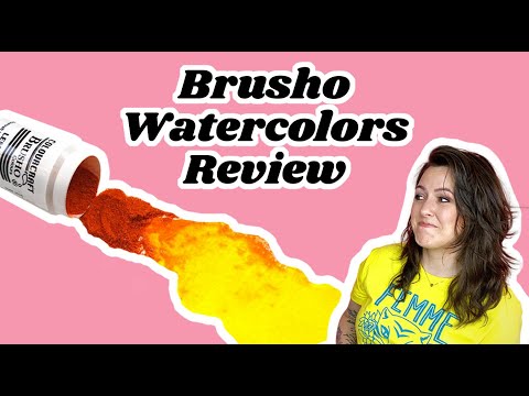 Brusho Watercolor Review
