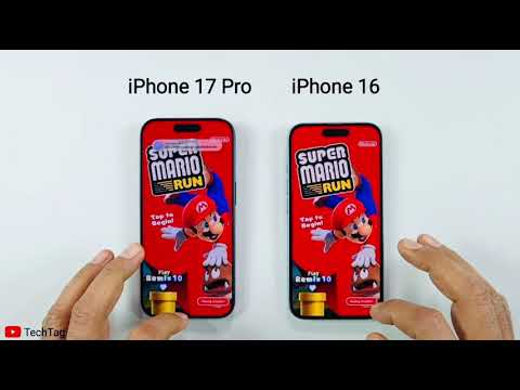 #shortvideo #iphone iPhone 16 vs 17 Pro speed and processor test 