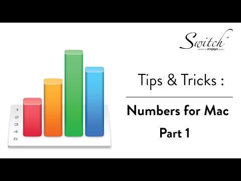 tutorial on numbers for mac
