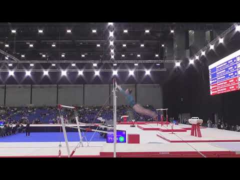 Abigail Martin - GOLD-U-bars-WAG JNR AA-2023 Gymnastics British Championships