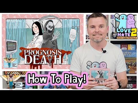 How To Play Prognosis Death From Flying Man Games | Love 2 Hate #boardgamereview #boardgames