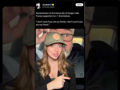 University Administrator Tells Trump Supporters To… Well…#2ndamendment #shortsvideo #shorts Thumbnail