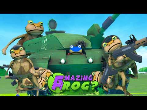 NEW Tanks vs Army Frogs - Amazing Frog 203 - YouTube