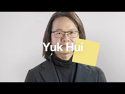 Yuk Hui: “We are living in a gigantic technological system”