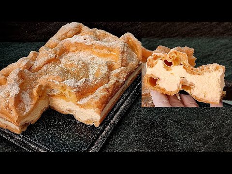 Millions love this "KARPATKA" Cake! All the nuances! Always succeed ! Big ECLAIR!