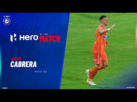 Airam Cabrera - Hero of the Match | FCG 4-4 KBFC Match 109 | Hero ISL 2021-22