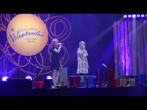 "Vihmal on ilus hääl" Patrik Sebastian Unt/Jaan Kaplinski; esitavad Kendra Piirimets, Elisabet Ööpik