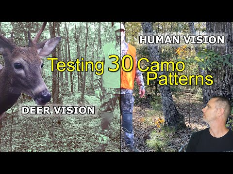 Short Version- Testing 30 Hunting Camo Patterns with DEER Vision - LARGEST COMPARISON