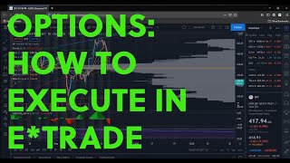 How to execute options on E*Trade