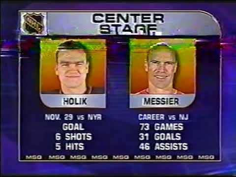 NY RANGERS VS NJ DEVILS - 1/6/2001