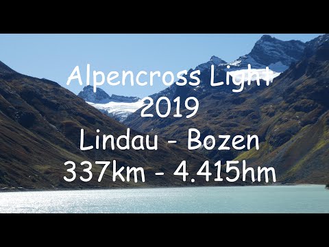 Alpencross Transalp (light) 2019: Lindau - Bozen (337km/4.415hm) - 4K