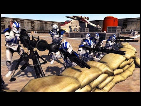 Captain Rex VS 1,000 Battle Droid Army! - Men of War: Star Wars Mod Battle Simulator