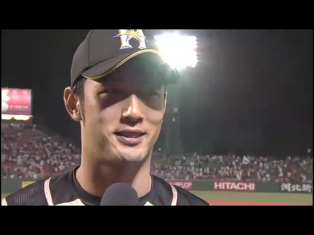ファイターズ・矢貫俊之投手ヒーローインタビュー 8月15日 東北楽天ゴールデンイーグルス 対 北海道日本ハムファイターズ