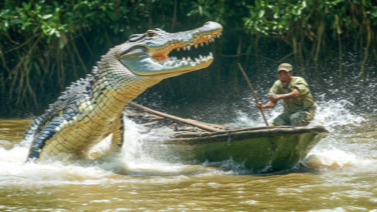 When Crocodiles Go On A Rampage Caught on Camera!