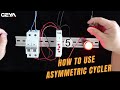 How To Use Asymmetric Cycler Time Relay GRT8 S1 Geya Electric