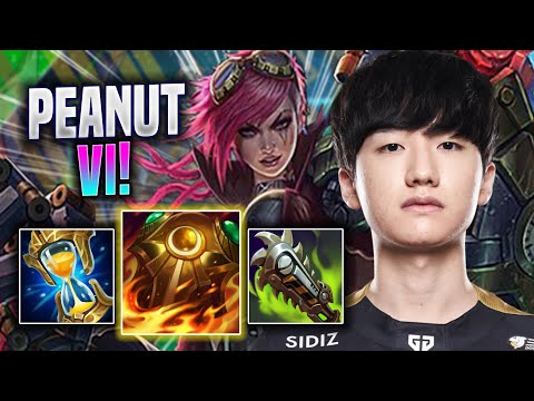 PEANUT DOMINATING WITH VI! - GEN Peanut Plays Vi JUNGLE vs Nidalee! | Season 2022