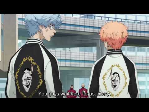 twin devil's of toman questioning tenjiku gang members 🤣 (Tokyo revengers season 3 episode 1)