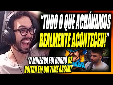 MYLON REAGINDO AO MINERVA NO FLOW GAMES FALANDO SOBRE A RENSGA