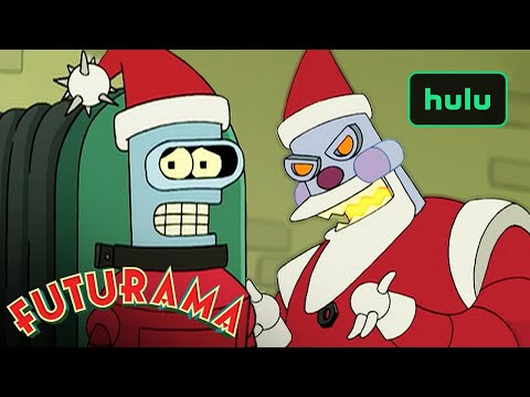 機器人聖誕老公公來襲！|《 UFO 總動員 》| Hulu (Robot Santa Attacks! | Futurama | Hulu)