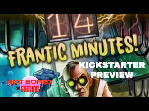 14 Frantic Minutes - Solo Kickstarter Preview in 14 Minutes - Not Bored Gaming