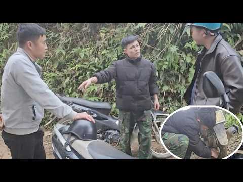 The young man's strange behavior towards Nam's car worried him.