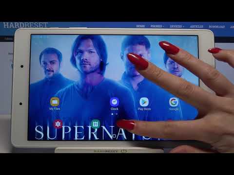 How to Change Font Size on SAMSUNG Galaxy Tab A 8.0 - Set Up Font Size