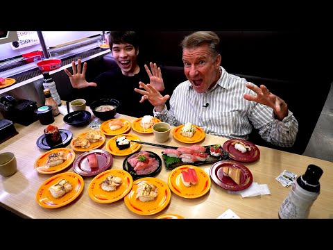 Best Value SUSHI Place in Japan (Sushiro) - Eric Meal Time #732