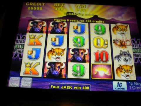 BONUS WIN ARISTOCRAT BUFFALO SLOT MACHINE FUN BONUS