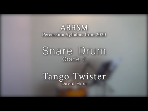ABRSM G3 Snare Drum - Tango Twister