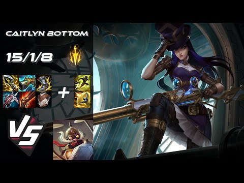 BOTTOM Caitlyn vs Corki - EU Challenger Patch 25.24