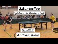 2.Bundesliga | Einzel Nr.2 um die Meisterschaft D.Klein(2331TTR) : C.Andras(2380TTR)