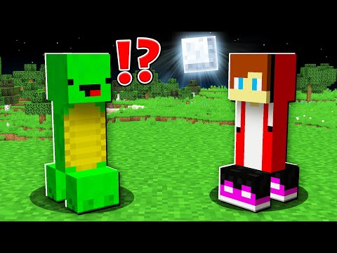 Mind-Blowing Minecraft Transformation: JJ & Mikey Go Creepers!