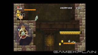 New Super Mario Bros. Wii Level 6 Castle 1 Star Coins