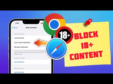 How to Block All adult website on iPhone | Limit adult website on iPhone (Safari & Chrome)