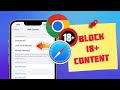 How To Block All Adult Website On IPhone Limit Adult Website On IPhone Safari Chrome