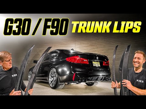 Installing Every TRUNK LIP on a BMW F90 M5 / G30 5 Series