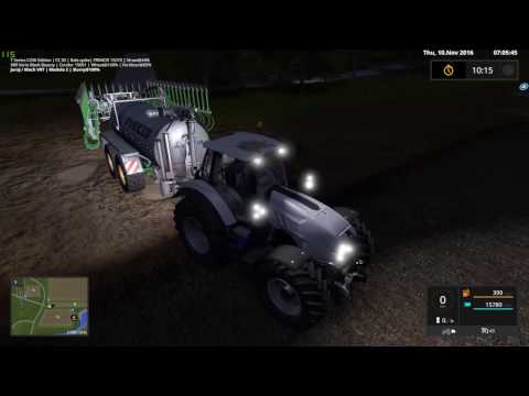 Let's Play Farming Simulator 2017 Goldcrest Valley Part 79 Fertilizing