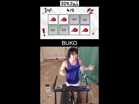 🔴Everytime I FAIL, My Treadmill Gets FASTER😭 BUKO