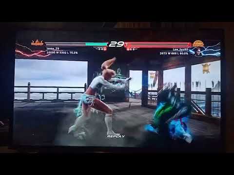 Tekken 6 PS3 PSN Online ranked match (Christie) vs (Law)