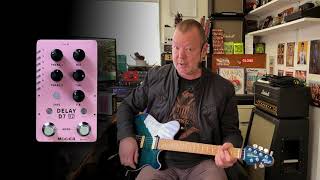 Video thumbnail for Mooer Audio: DELAY D7 X2 Dual Footswitch Stereo Delay Pedal by Brett Kingman