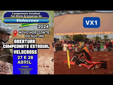 VX1 em Novo Horizonte do Sul pela 1º etapa do Campeonato Sul-mato-grossense de Velocross
