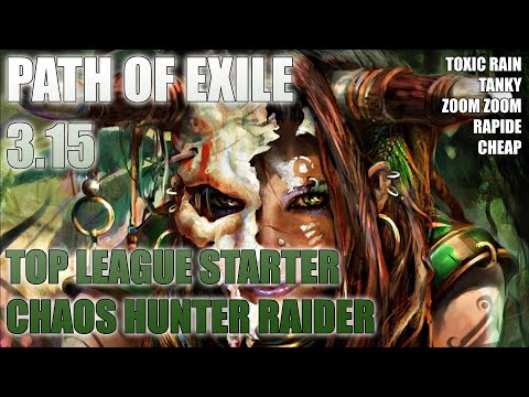 CHAOS HUNTER : Toxic Rain Raider !! Guide Top League starter !! :D Débutant friendly Rapide, Tanky !