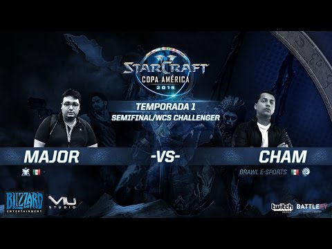 [EN]Cham x Major - G1 - SC2Copa America 2015 Semifinal / WCS Challenger LatAm