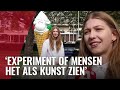 Jessica plaatst ijshoorn tussen kunstwerken ArtZuid