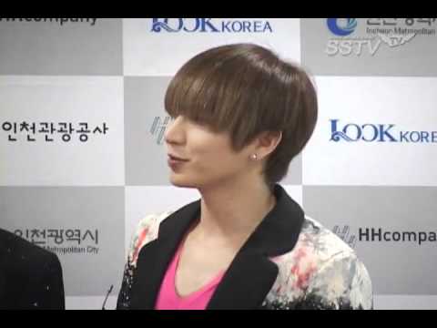 110813 SSTV Incheon Korean Music Wave Interview - Super Junior & 2pm